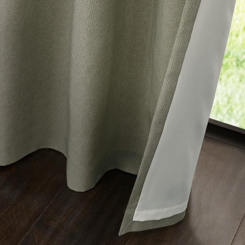 Catherine Lansfield Melville - Cortinas De Algodón Con Textura Tejida De 167 X 137 Cm, Sin Forro, Dos Paneles, Color Natural