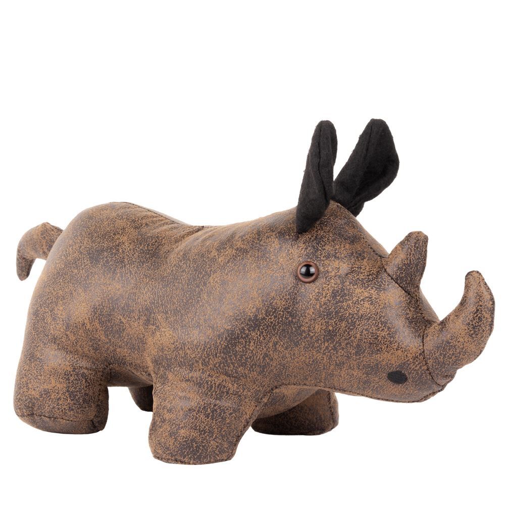 Herringbone Dog Doorstop - Mocha Brown - Heavyweight Sand Filling