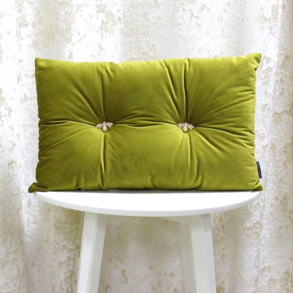 Paoletti Bumble 30X50 PF/Cushion Yellow, Poliestere, 30x50cm