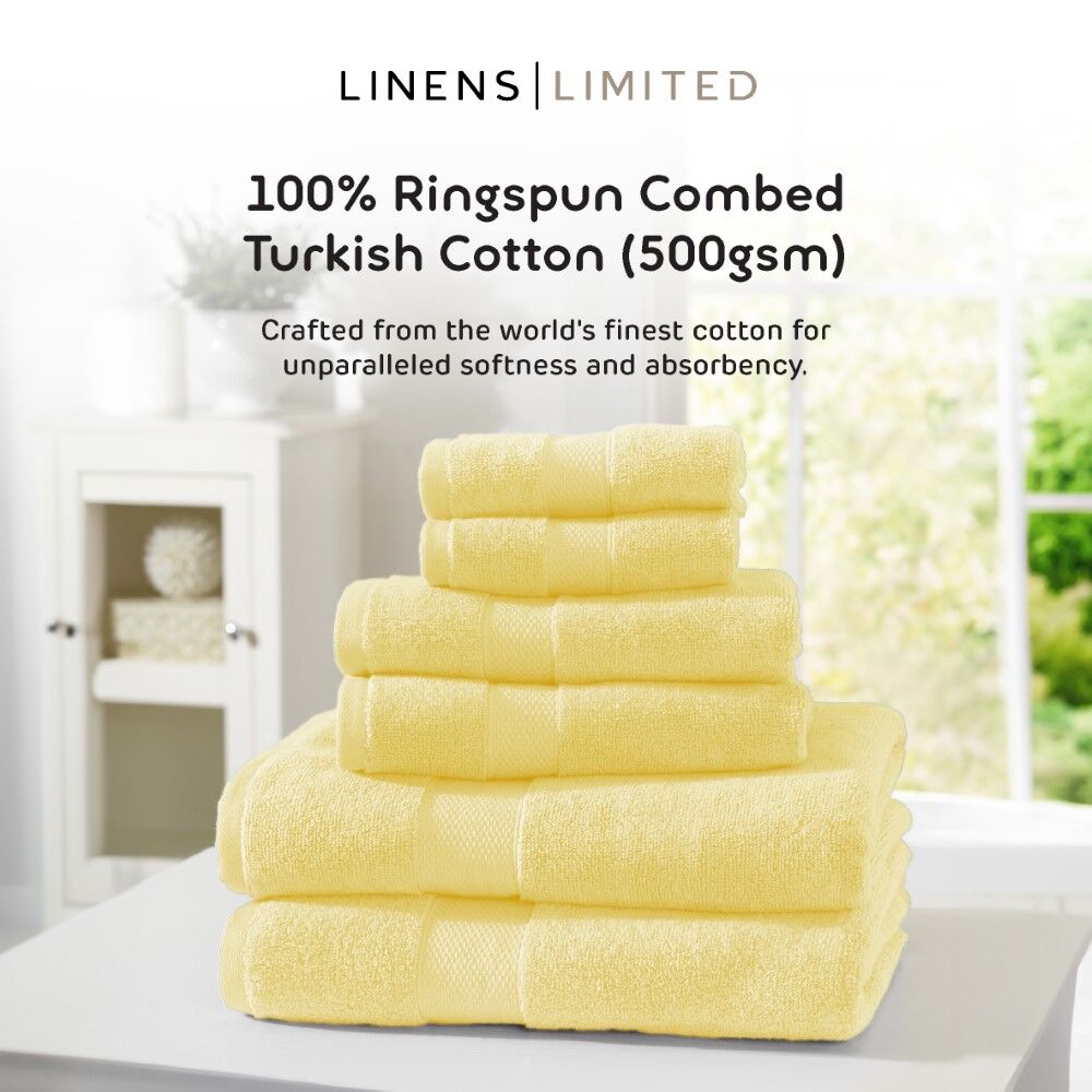 Luxury Lemon Turkish Cotton Towels Linens Limited